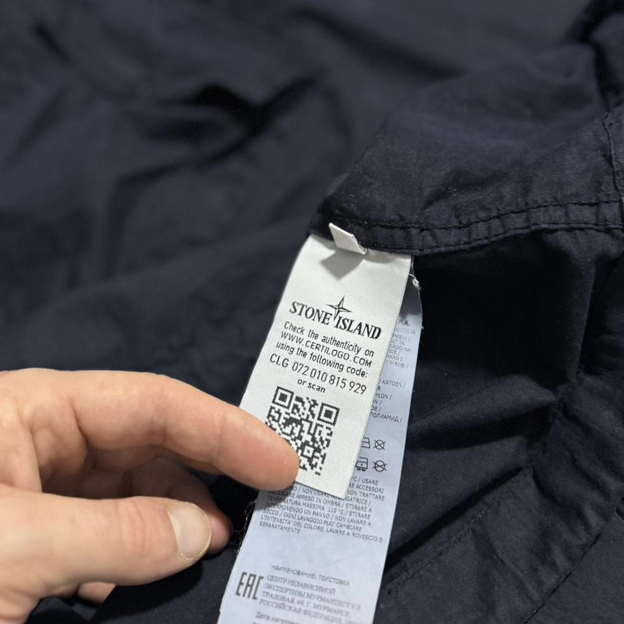 Stone Island Navy Ghost Smock Jacket | Large, Navy