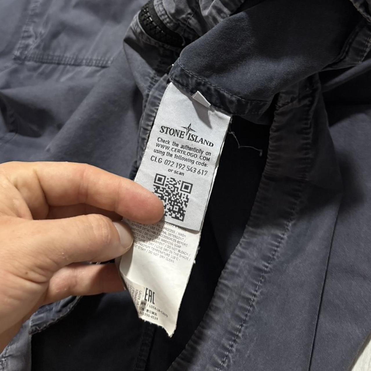 Stone Island Canvas Overshirt | XL, Navy