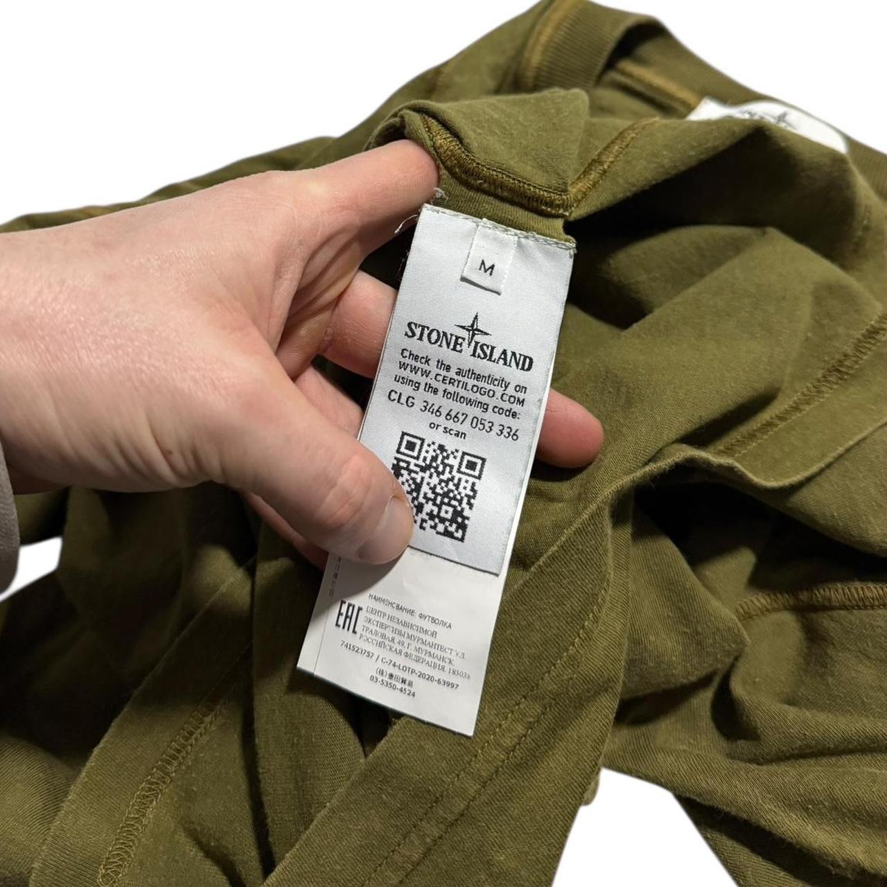 Stone Island Patch Logo T-Shirt | Medium, Olive