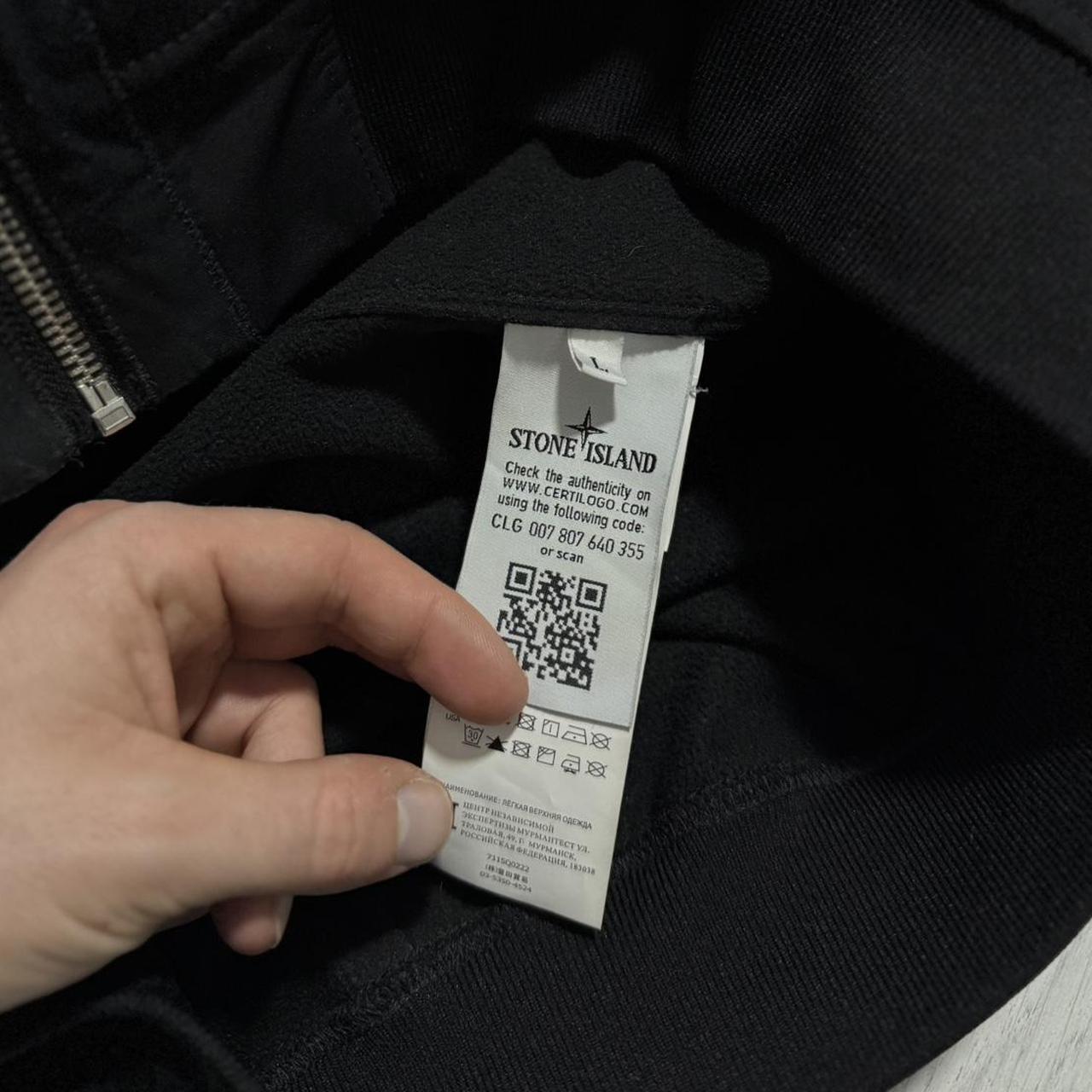 Stone Island Soft Shell-R Jacket | Large, Black