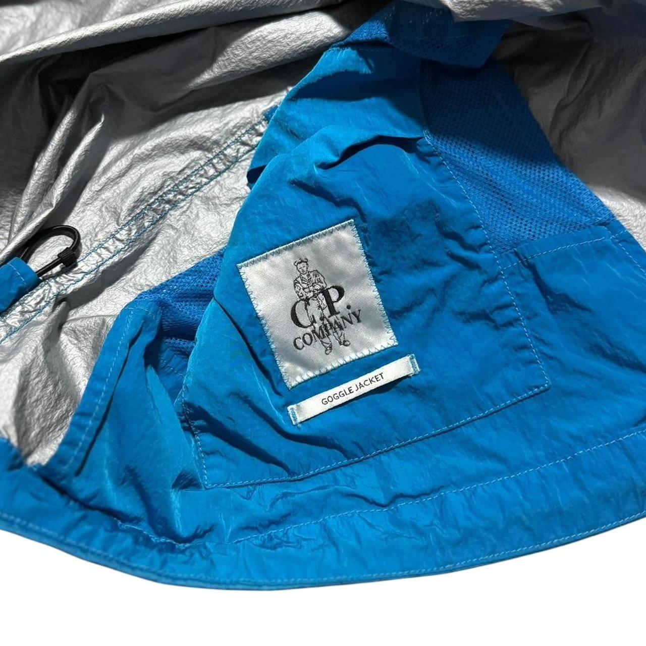 CP Company Nyfoil La Mille Goggle Jacket | XL, Blue