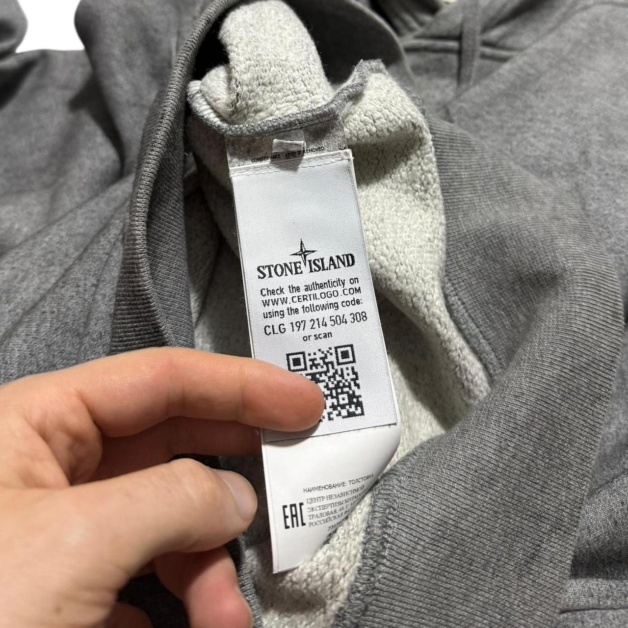 Stone Island Dust Treatment Pullover Hoodie