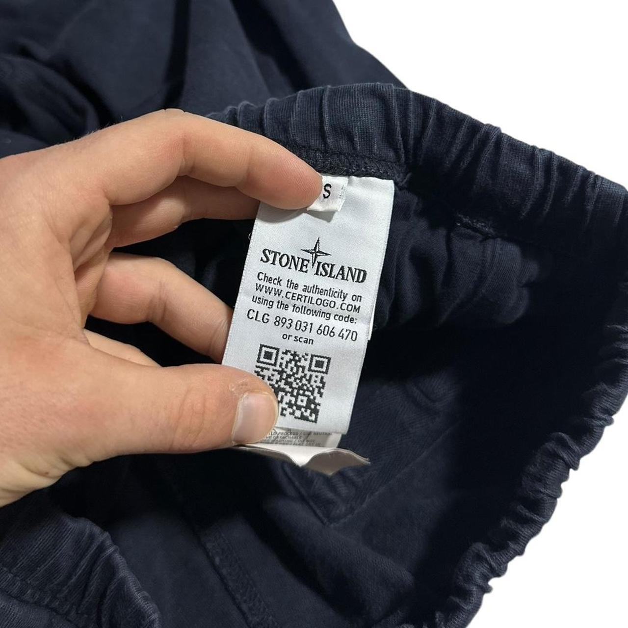 Stone Island Dark Blue Cotton Sweatpants