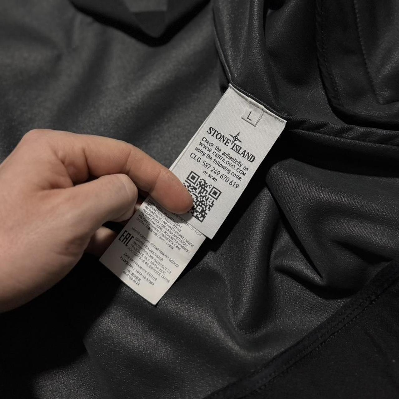 Stone Island SW 3L Shadow Jacket | Large, Black