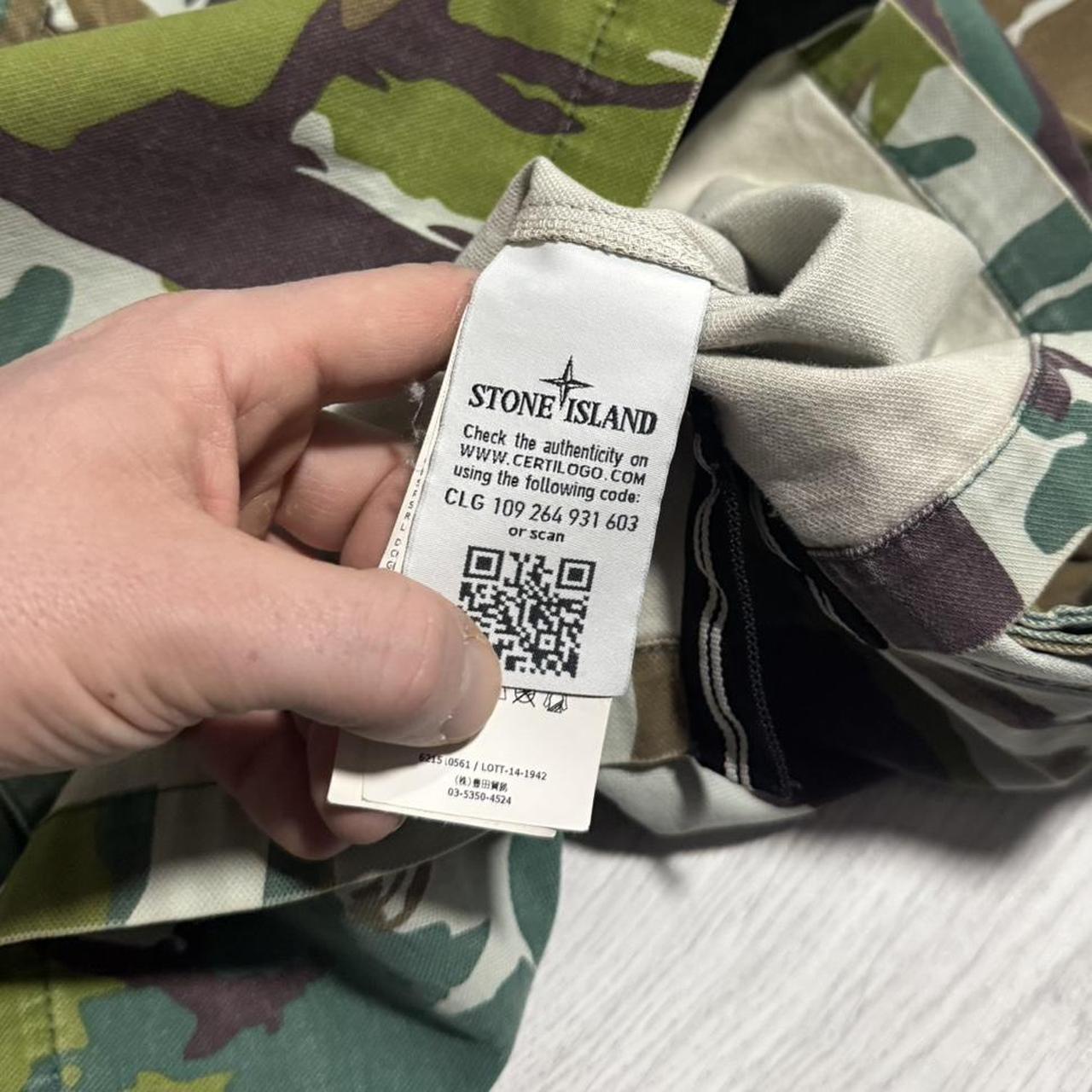Stone Island Flowing Camo Overshirt | Large, Camo