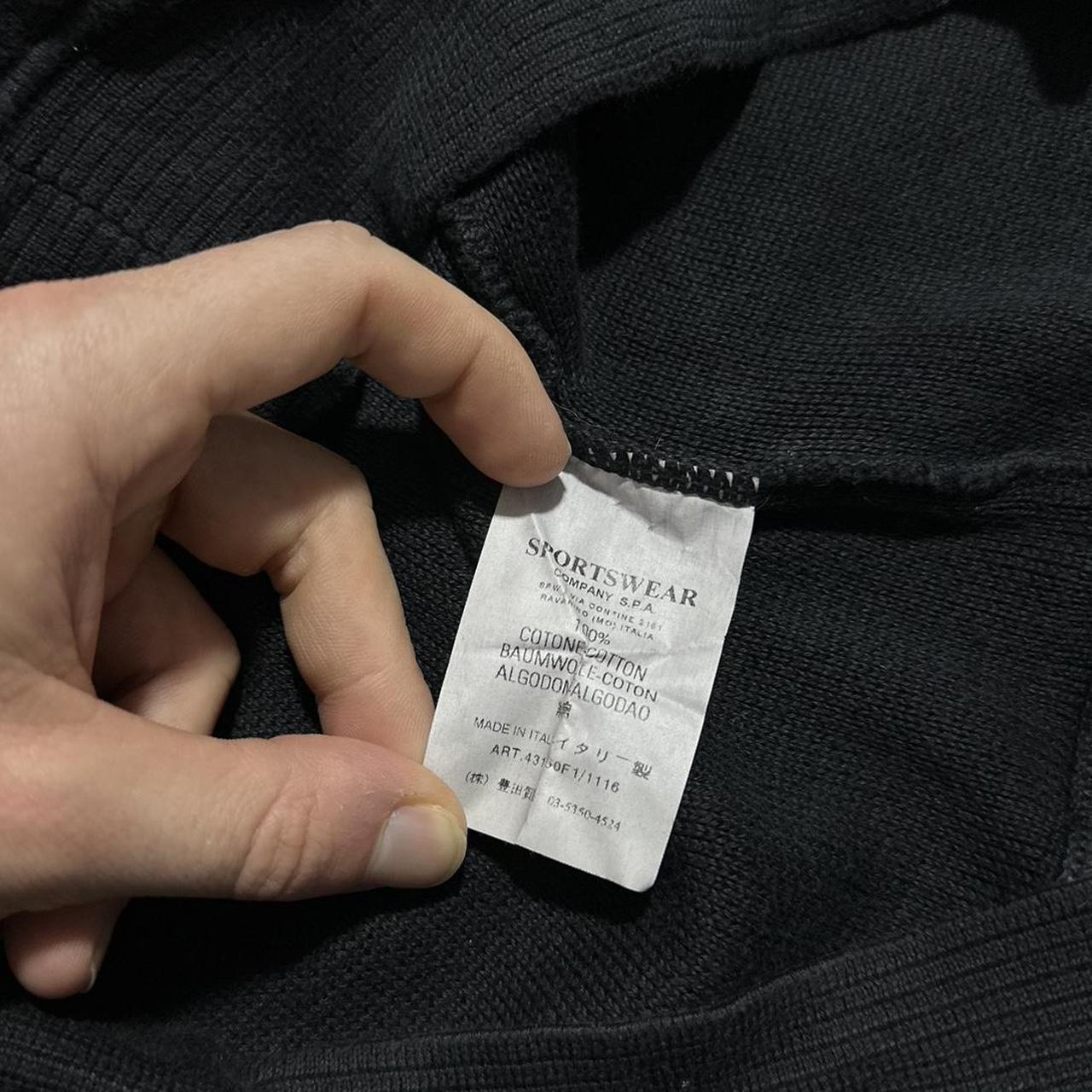 Stone Island Black Full Zip Hoodie