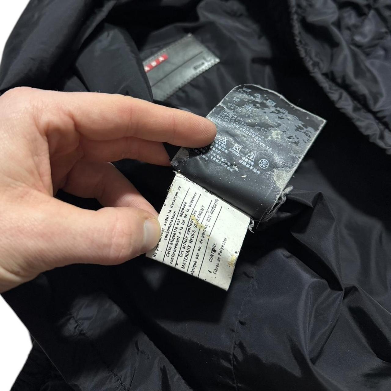 Prada Front Logo Nylon Jacket | Large, Black