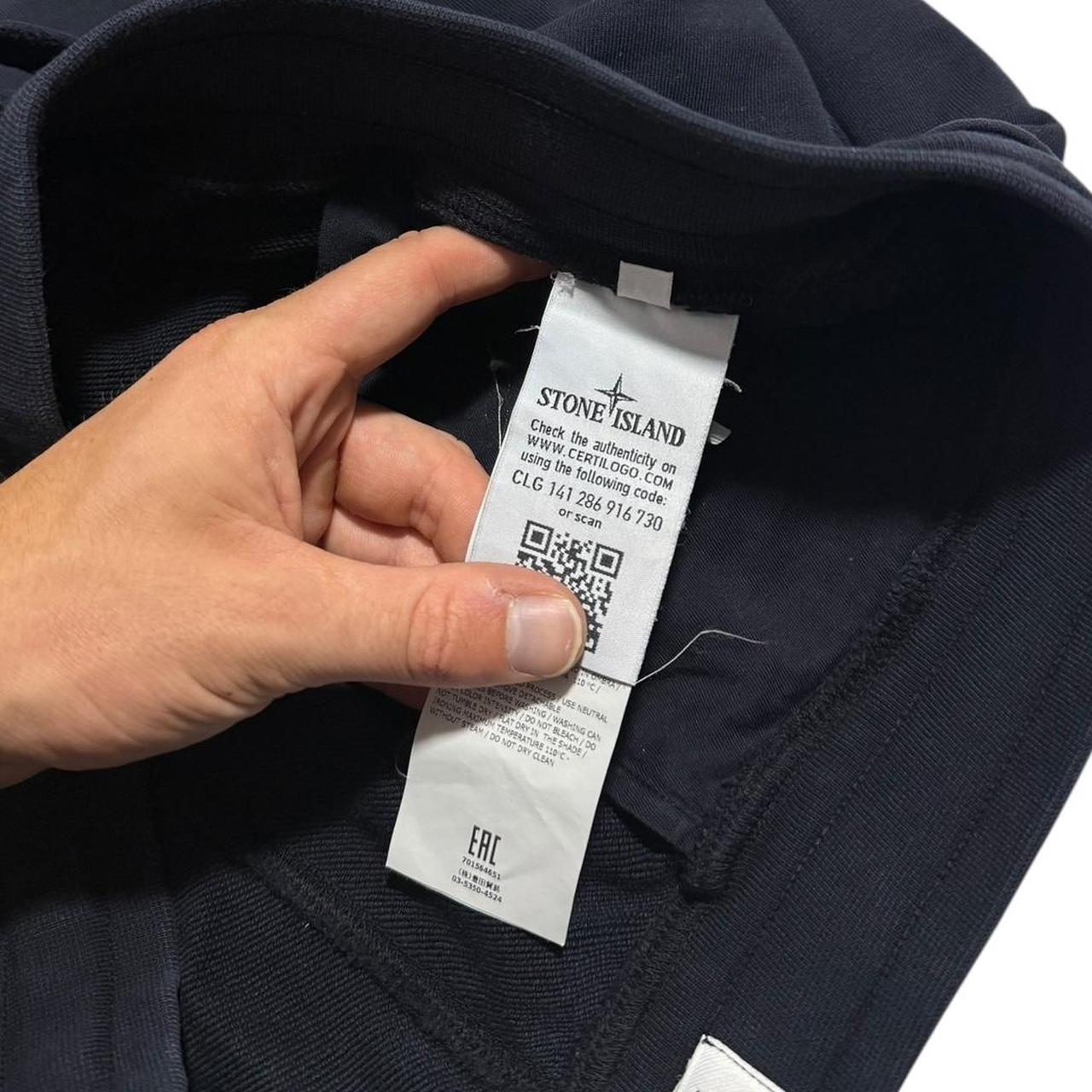 Stone Island Navy Cotton Shorts