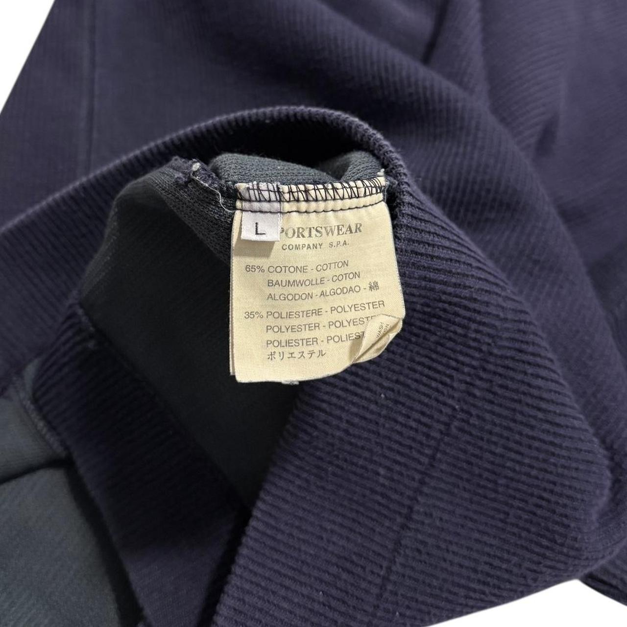 Stone Island S/S1999 Ribbed Pullover Jumper | Large, Navy