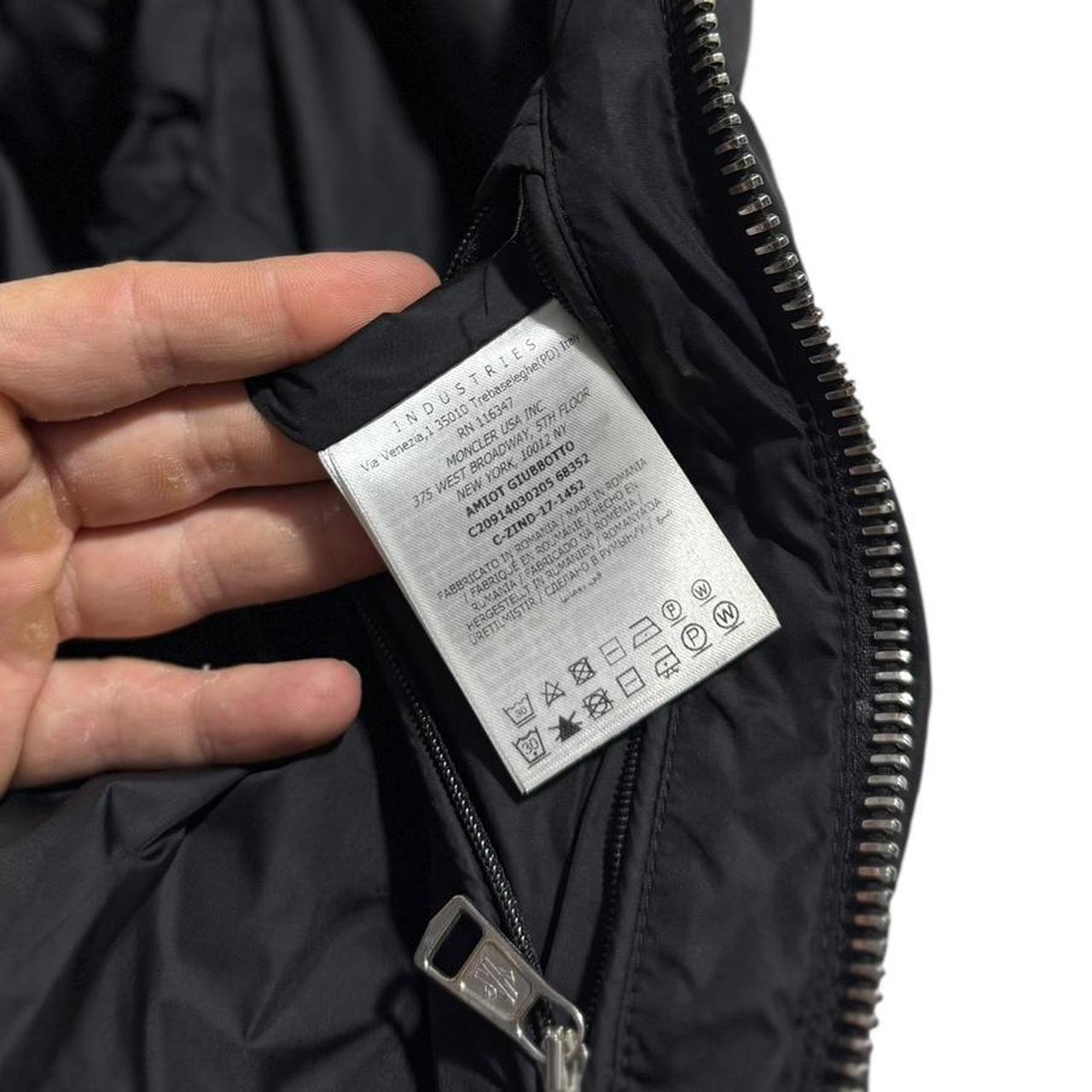 Moncler Amiot Biker Jacket | Large, Black