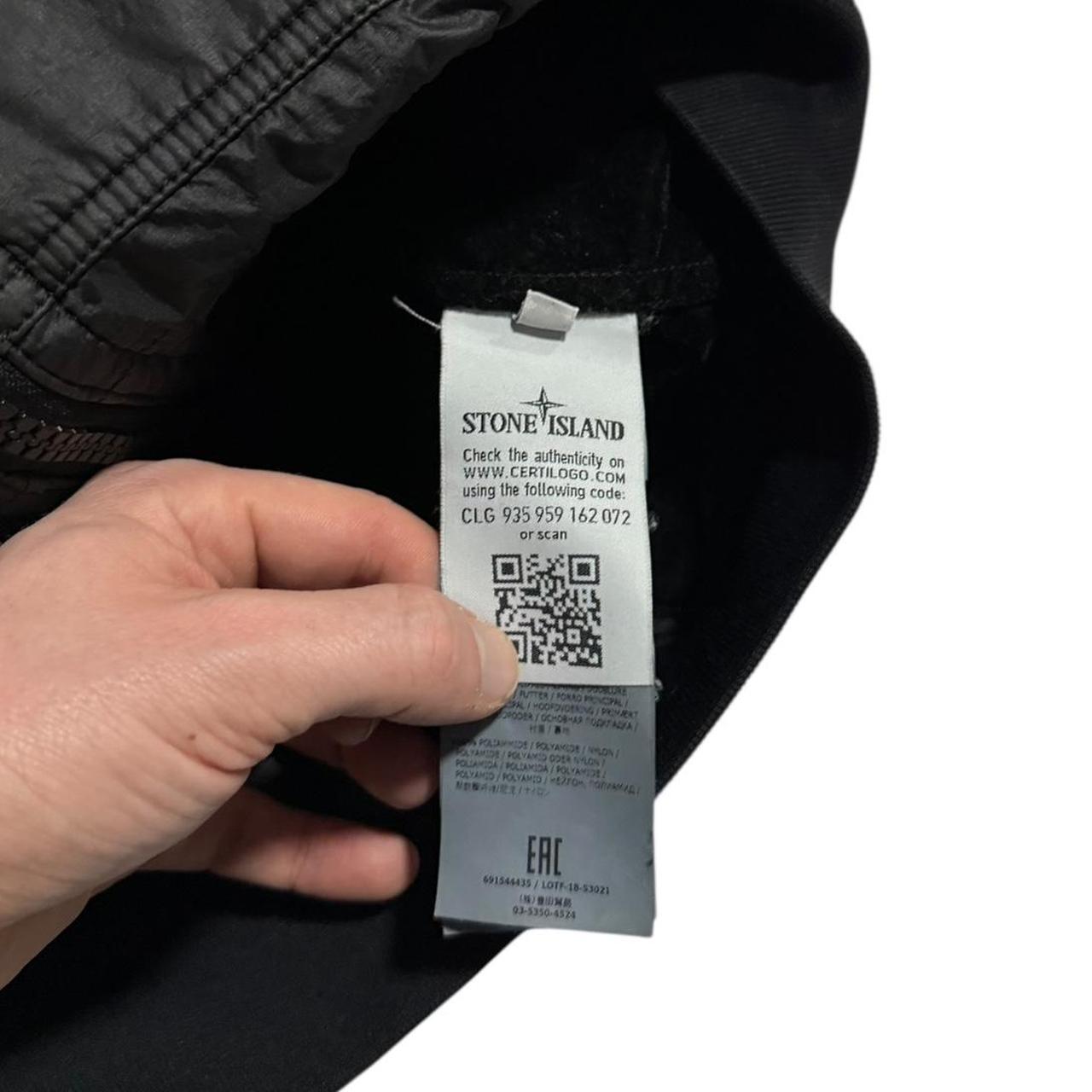 Stone Island Lamy Flock Jacket | Small, Black