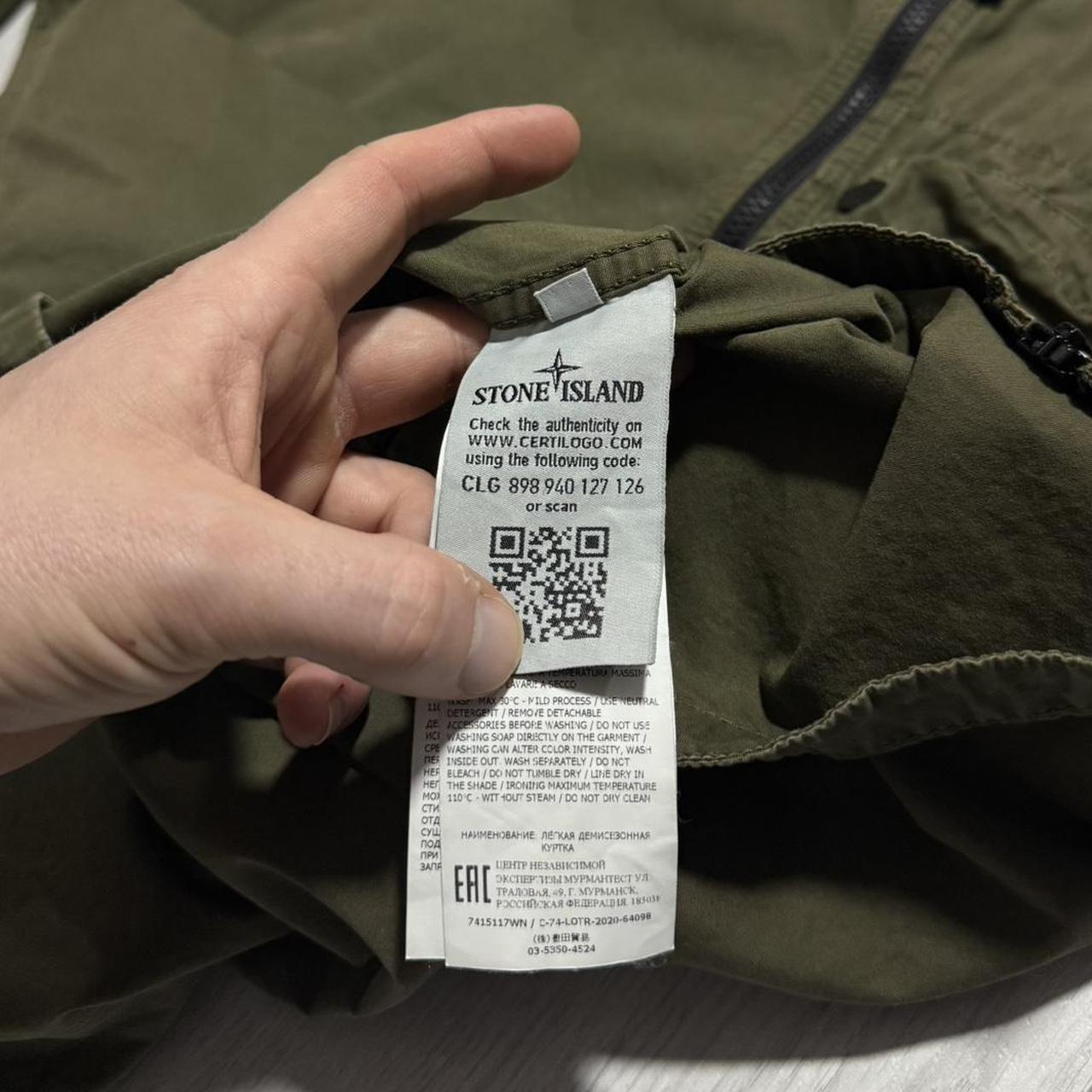 Stone Island Canvas Overshirt | XL, Olive