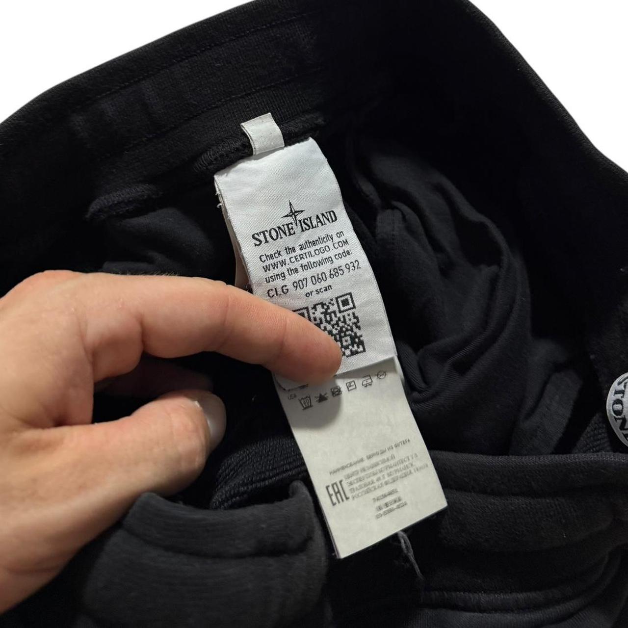 Stone Island Black Cotton Shorts