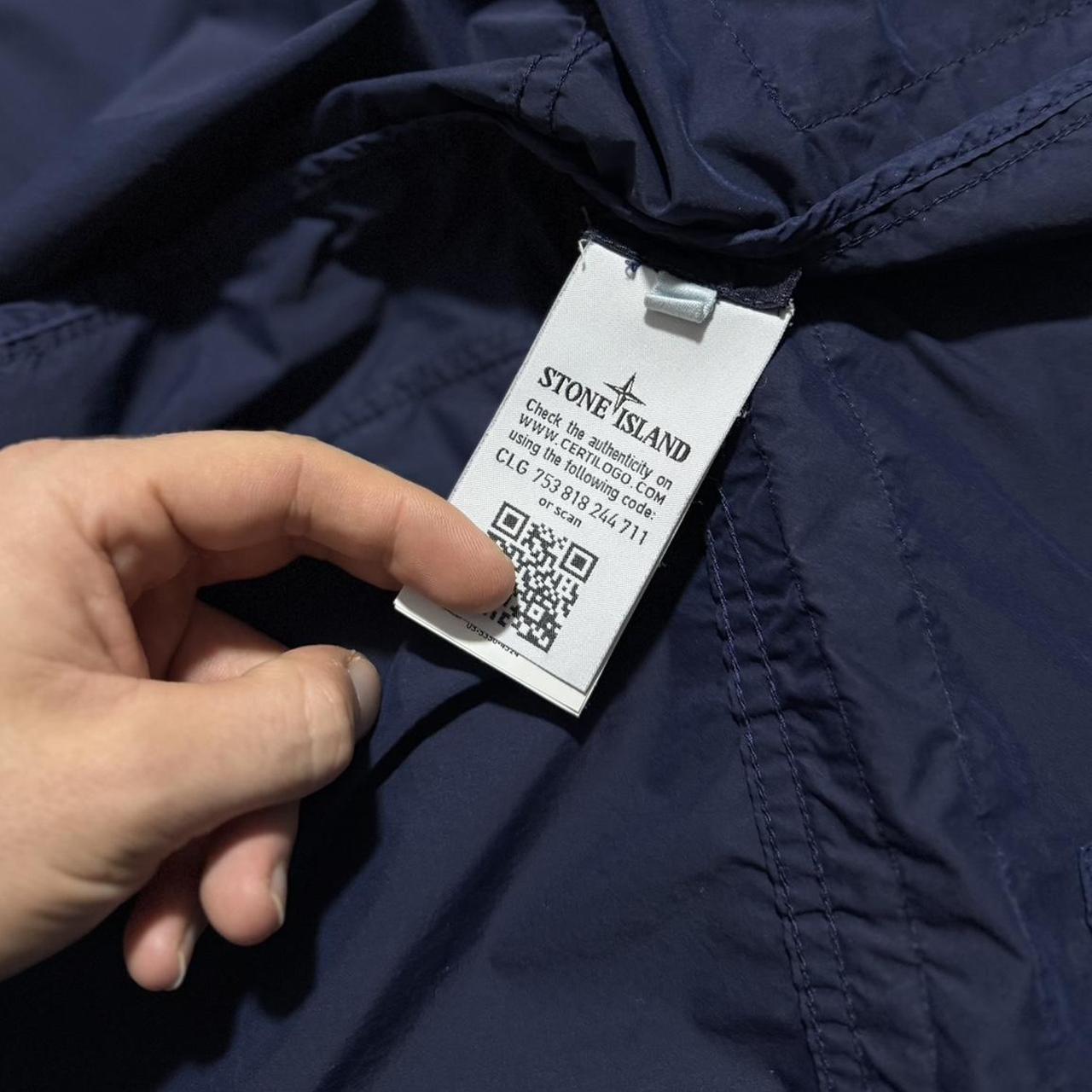 Stone Island David Tela Light Jacket | Small, Navy