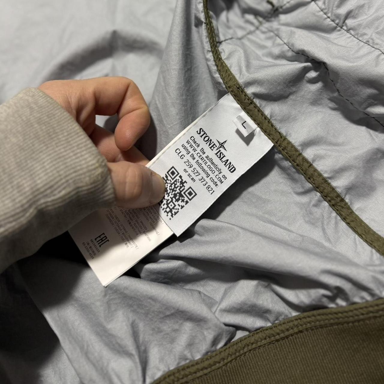 Stone Island Membrana 3L Jacket | Large, Olive Green