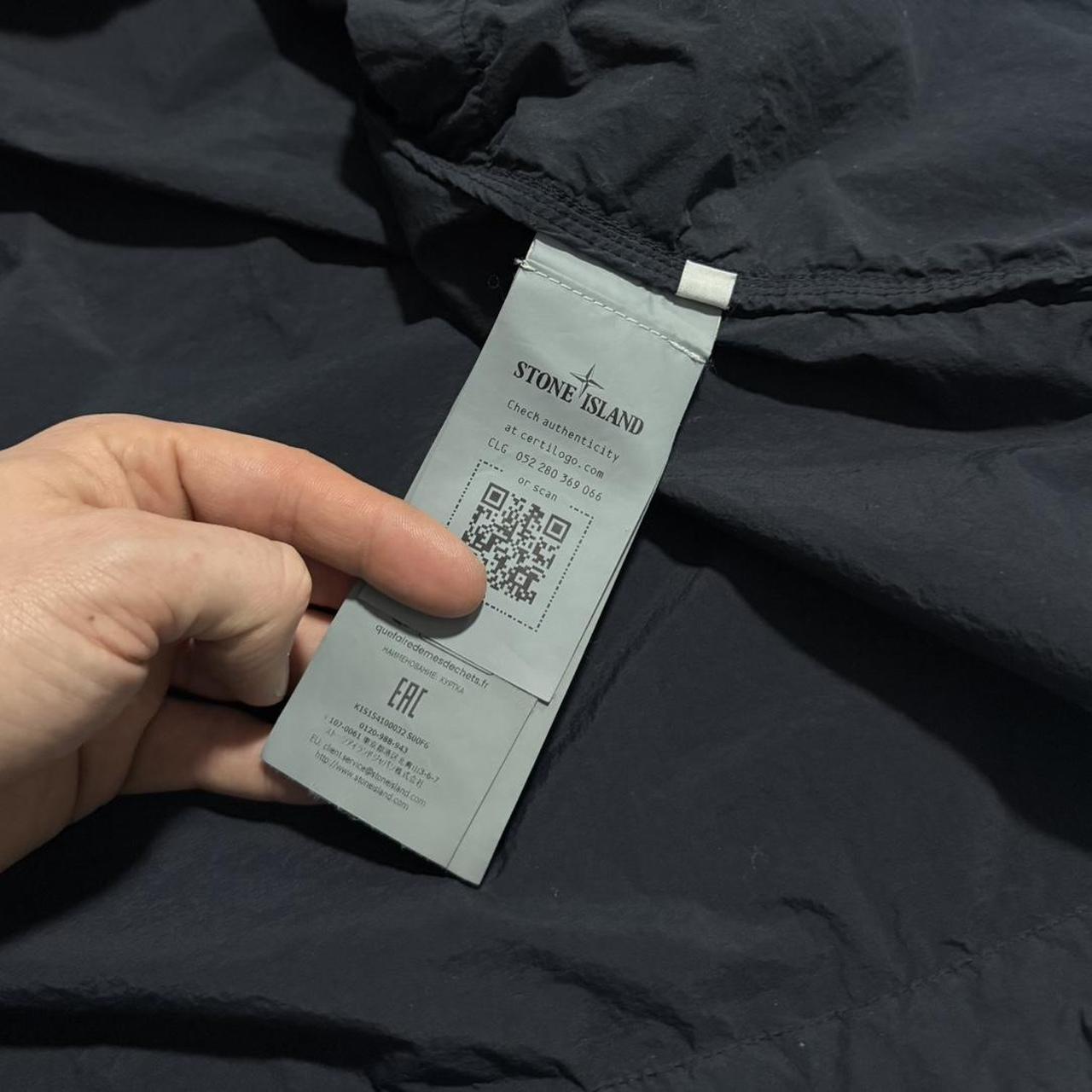 Stone Island Ghost Nylon Smergliato Jacket | XL, Navy