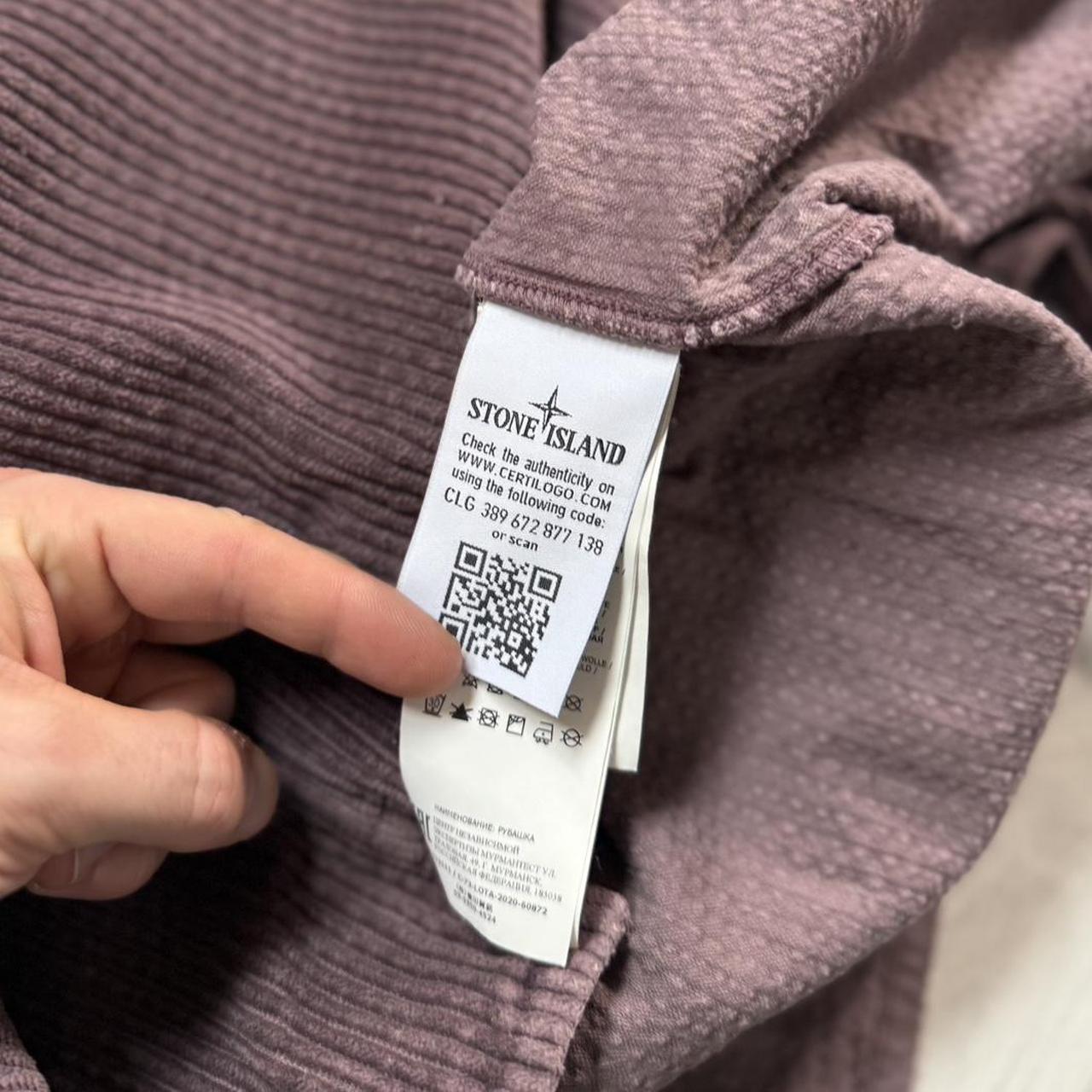 Stone Island Heavy Corduroy Shirt | XL, Faded Purple