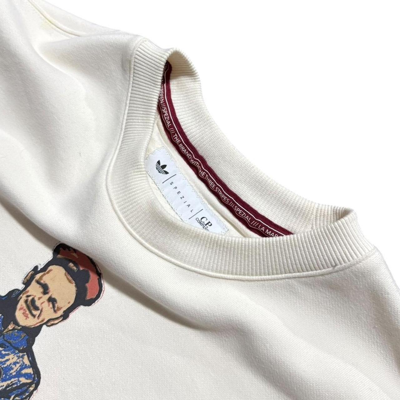 CP Company Adidas Pullover Jumper | Medium, Cream