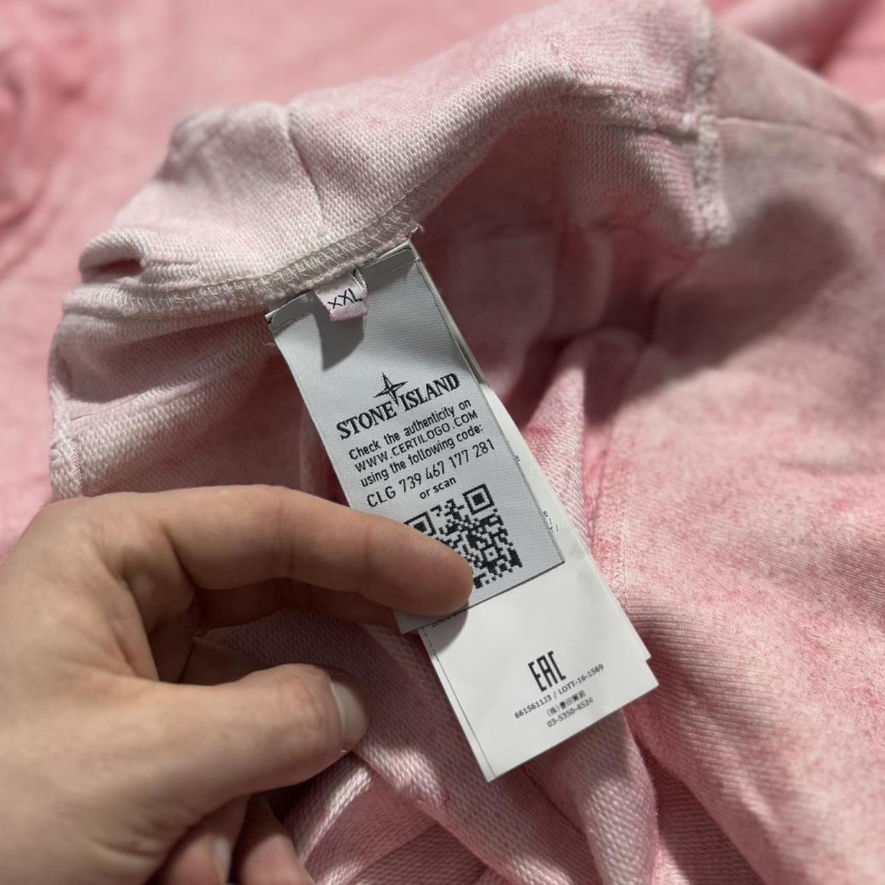 Stone Island Pink Dust Hoodie | XXL, Pink