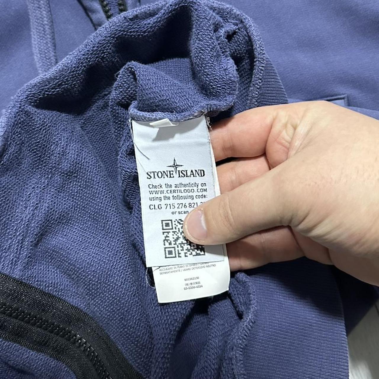 Stone Island Zip Up Hoodie