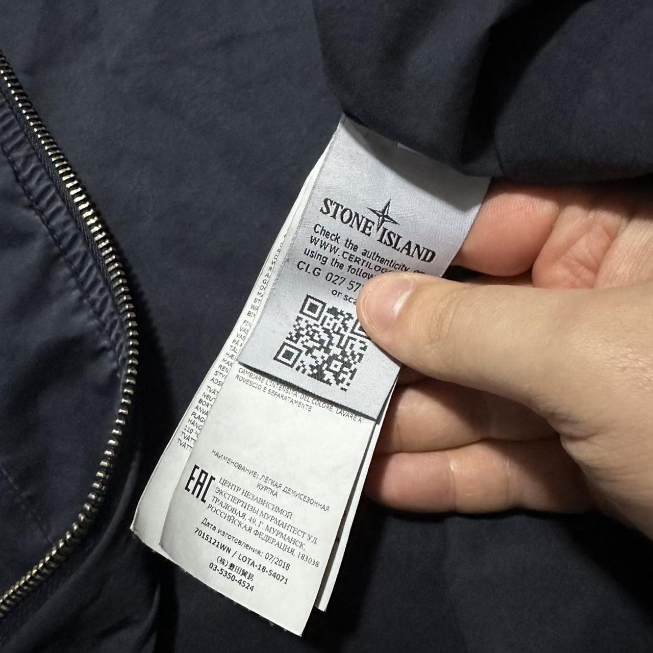 Stone Island Navy Overshirt | Medium, Navy