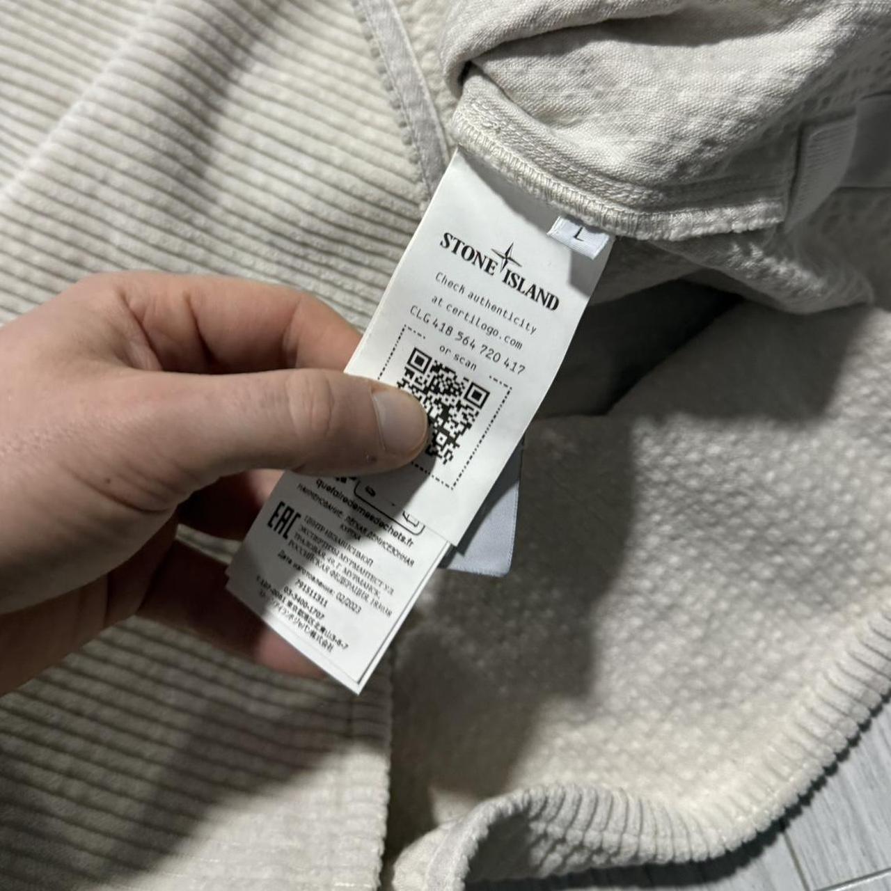 Stone Island Cream Heavy Corduroy Shirt