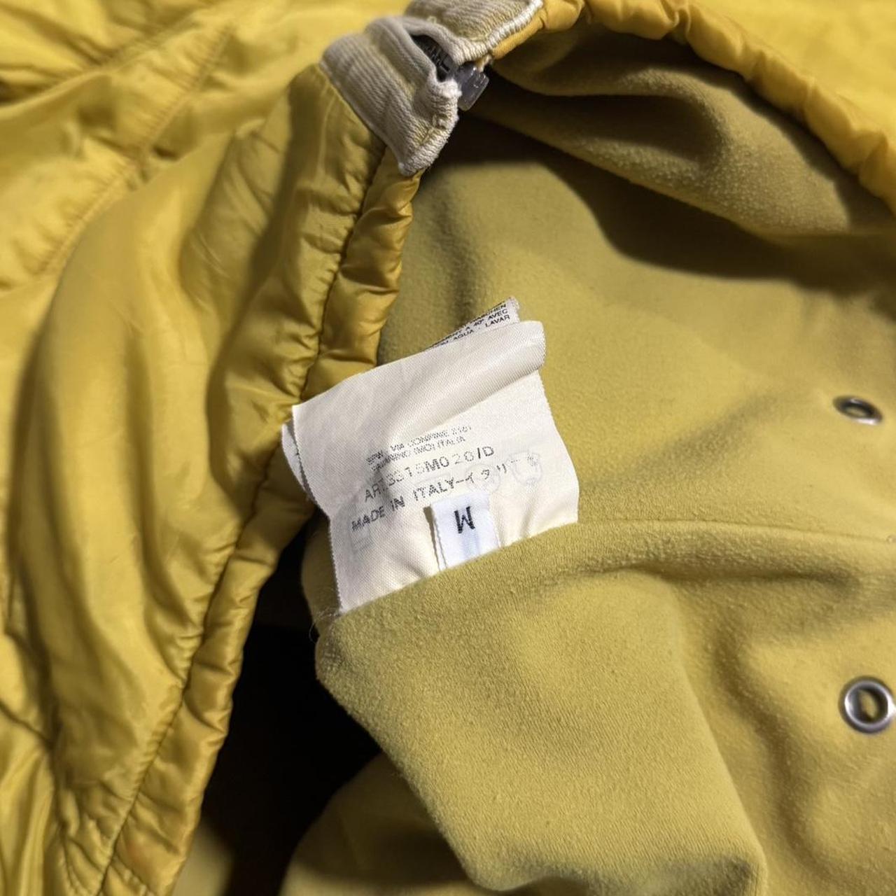 Stone Island 2000's Nylon Jacket | Medium, Yellow