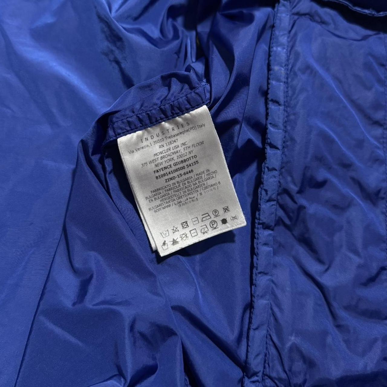 Moncler Fayence Nylon Jacket | Large, Blue