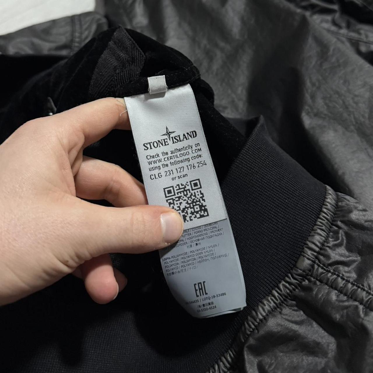 Stone Island Lamy Flock Jacket | Small, Black