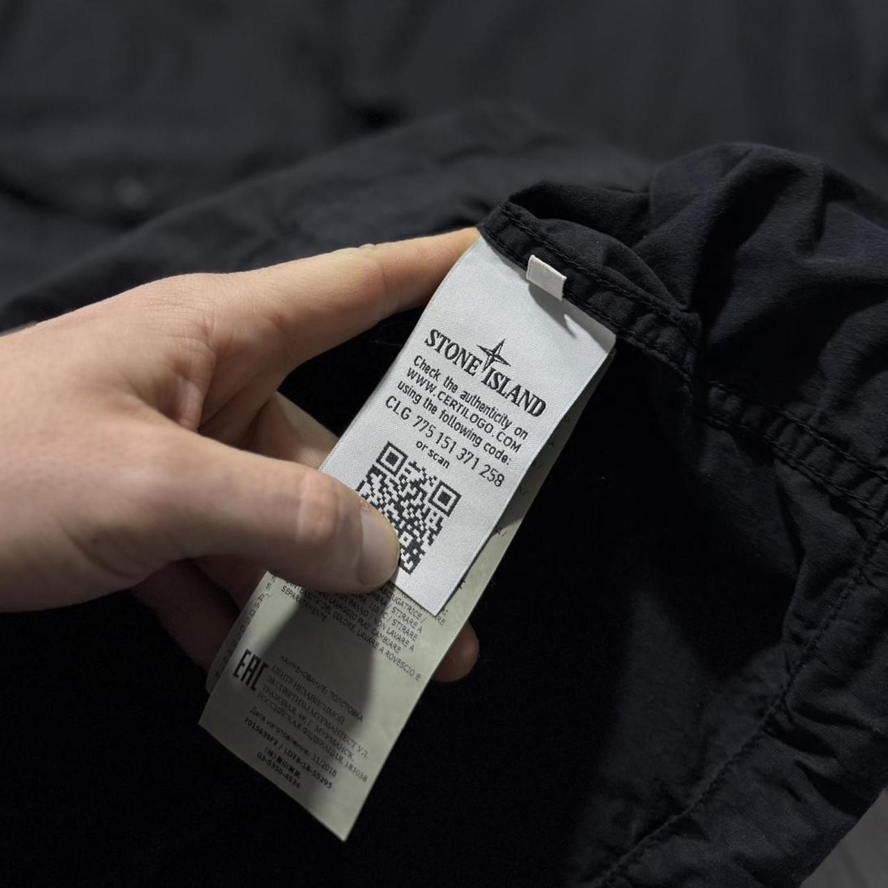 Stone Island Ghost Smock Jacket | Medium, Black
