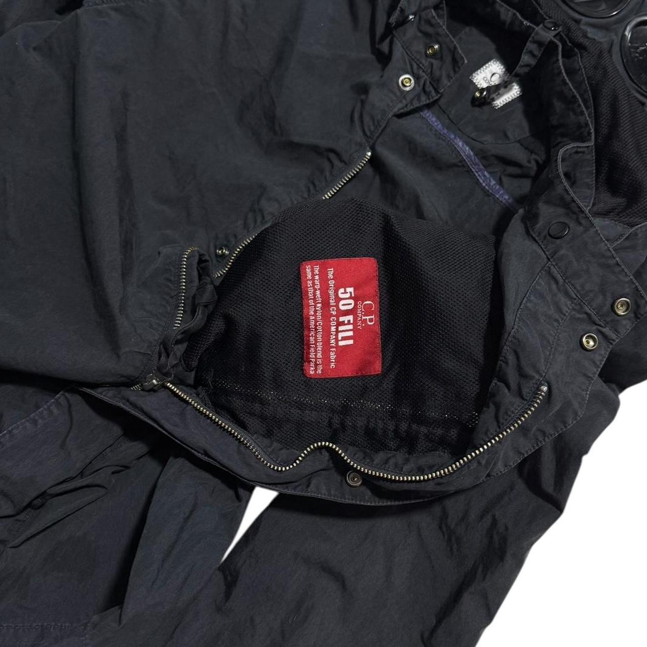 CP Company 50 Fili Goggle Jacket | Large, Black