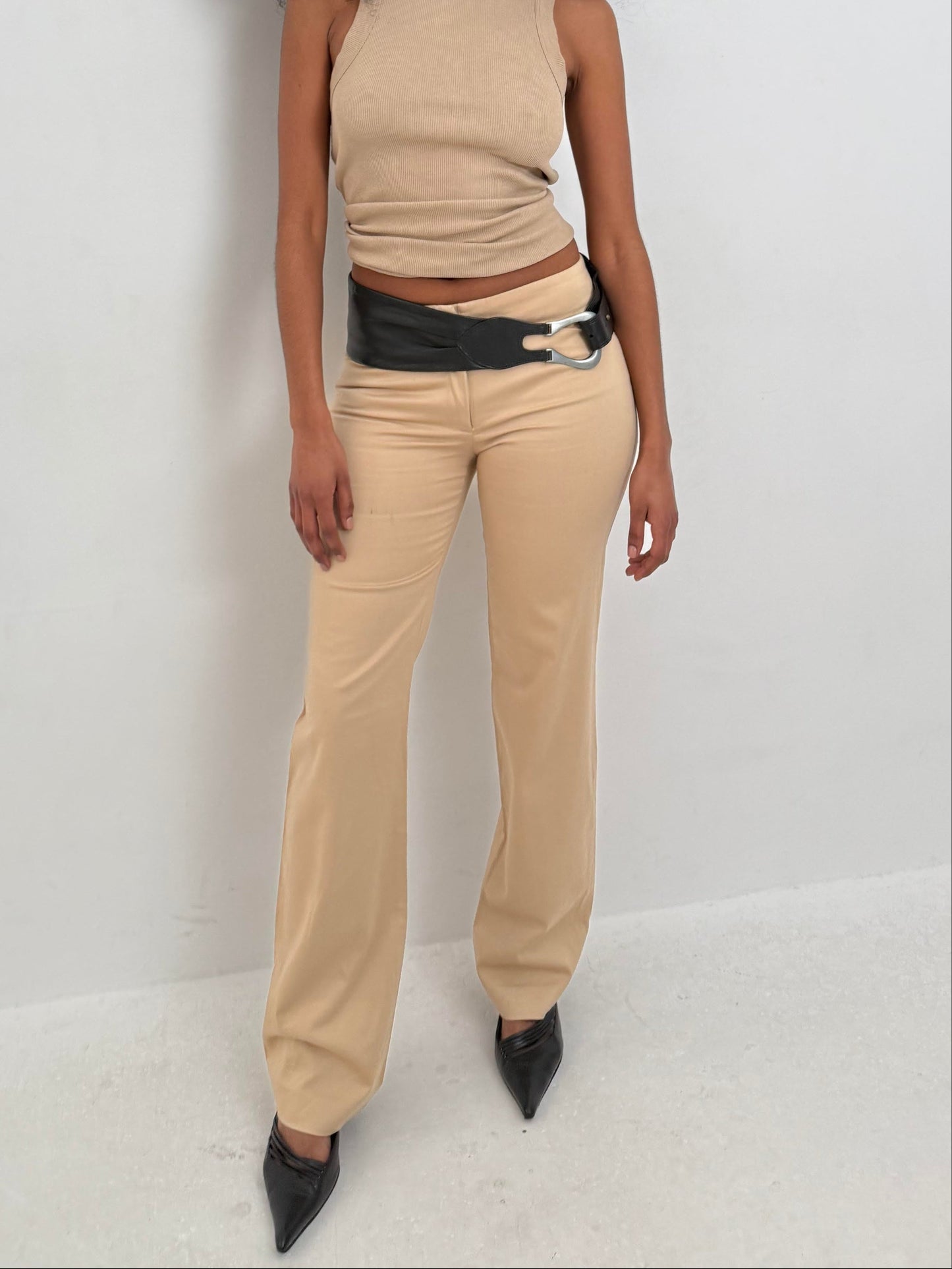 Leather belt | O/S, Silver