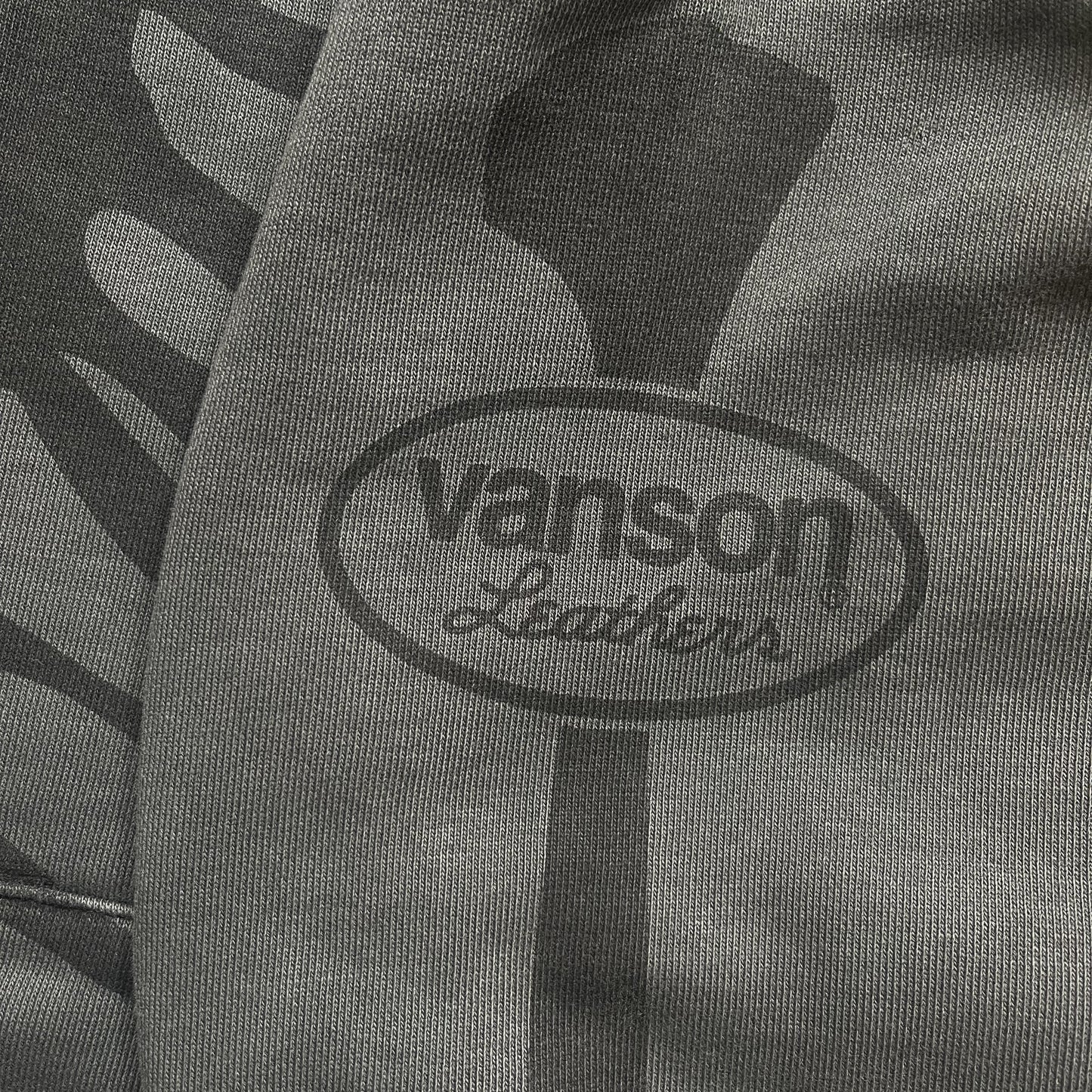 Vanson Leathers Distressed Skeleton Hoodie - L | Large, Grey