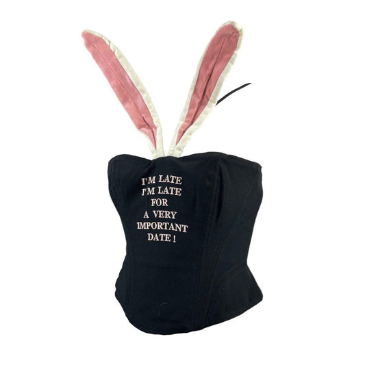 1995 Moschino bunny corset - Known Source