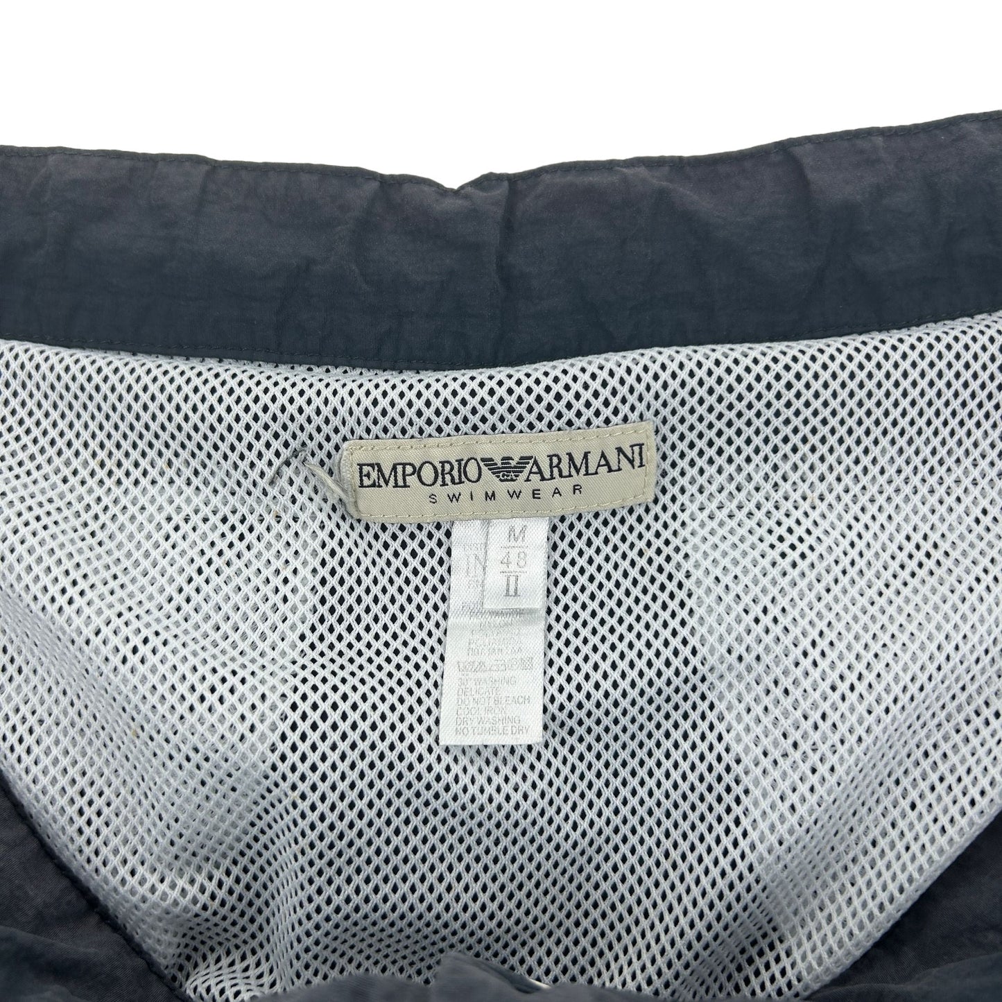 Vintage Emporio Armani Logo Swim Shorts Size W32