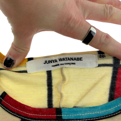 Vintage Junya Watanabe Comme Des Garcons Geometric Long Sleeve T Shirt Woman's Size M