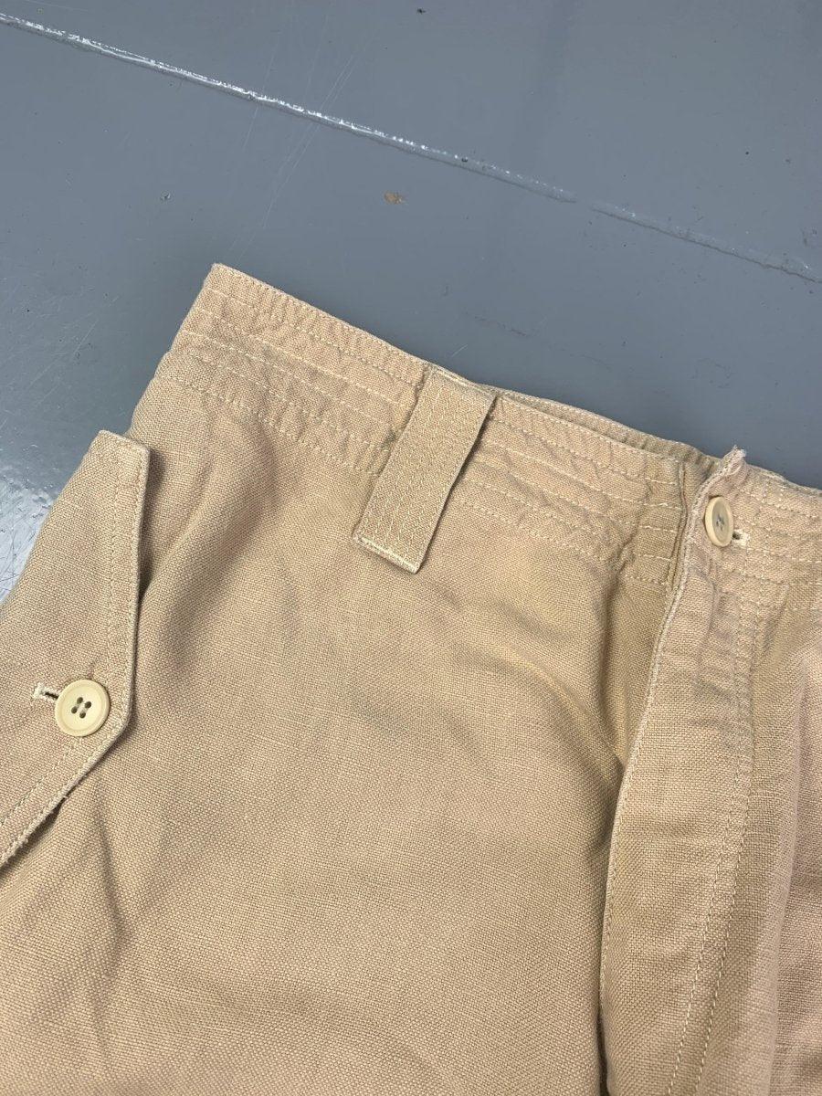 (32-34) Nicole Farhi 1990s Darted Knee Multipocket Cargo Trousers - Known Source