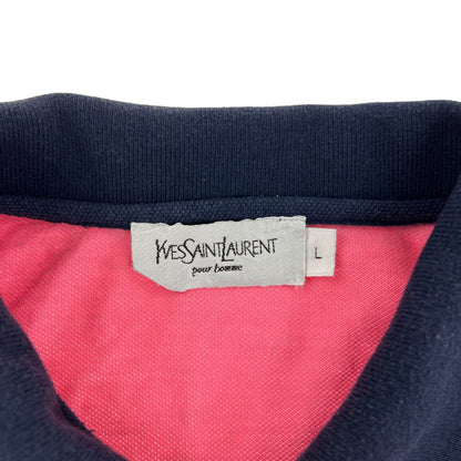 Vintage Yves Saint Laurent Logo Polo Shirt Size M