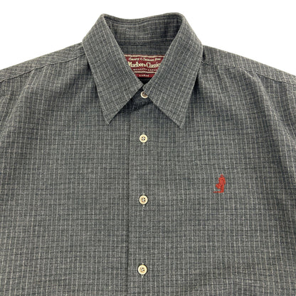 Vintage Marlboro Classics Plaid Button-Up Shirt Size L
