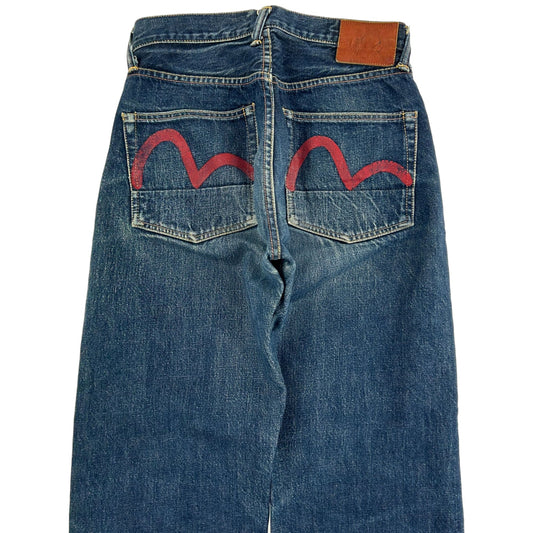 Vintage Evisu Japanese Embroidered Denim Jeans Size W28