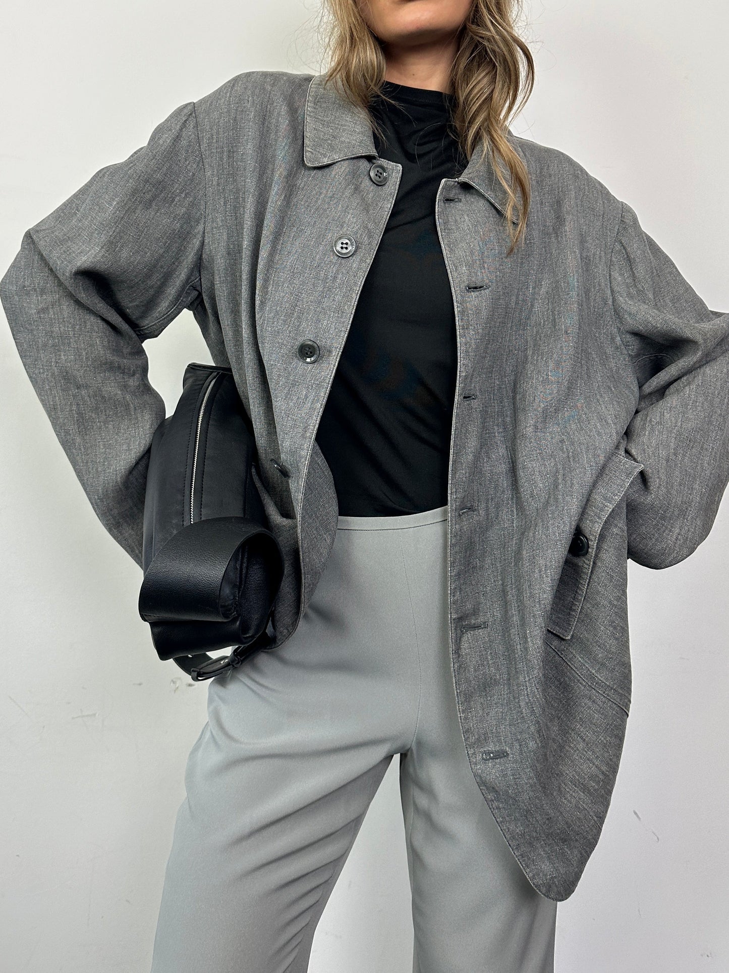 Armani Collezioni Relaxed Pure Linen Jacket - XL
