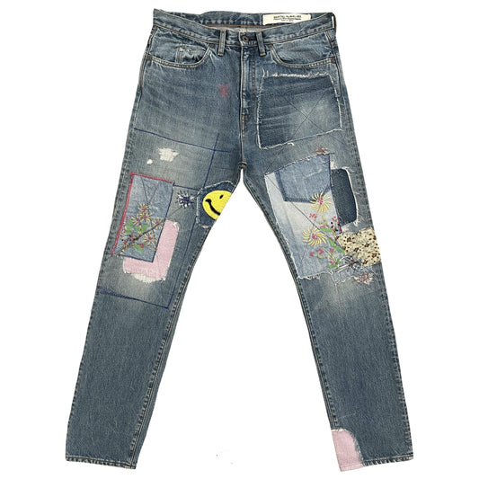 Kapital 14oz Okabilly Gypsy Patchwork Jeans - Known Source