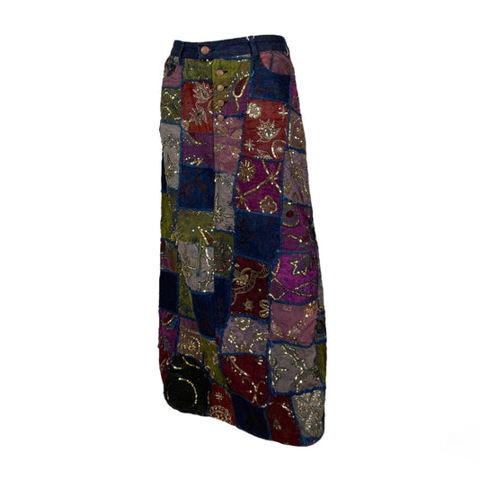 S/S 1999 Jean Paul Gaultier patchwork skirt - Known Source