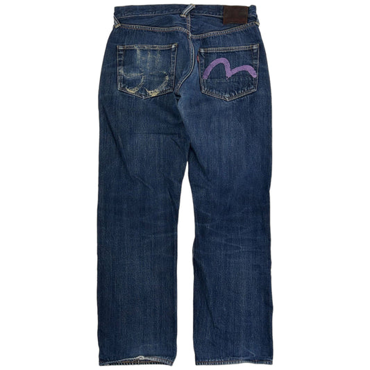 Vintage Evisu Gull Japanese Denim Jeans Size W30