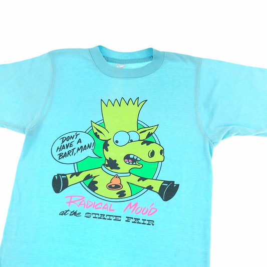 90s BART SIMPSON DONT HAVE A COW T SHIRT SIZE XS - Known Source