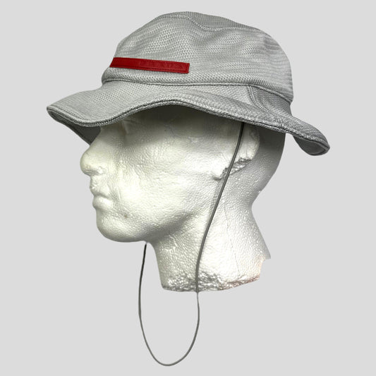 Prada Sport SS00 Mesh Panama Boonie Hat - L - Known Source