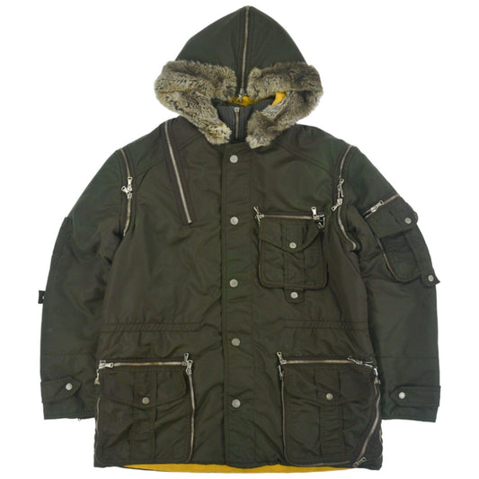 AW2003 Archive Dolce & Gabbana Multi Pocket Padded Jacket Size XL - Known Source