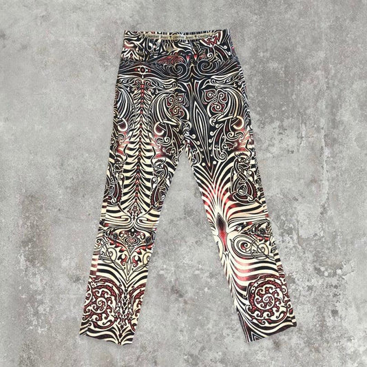 Vintage 1996 Jean Paul Gaultier JPG Jean’s with Tribal Tattoo Print - Known Source