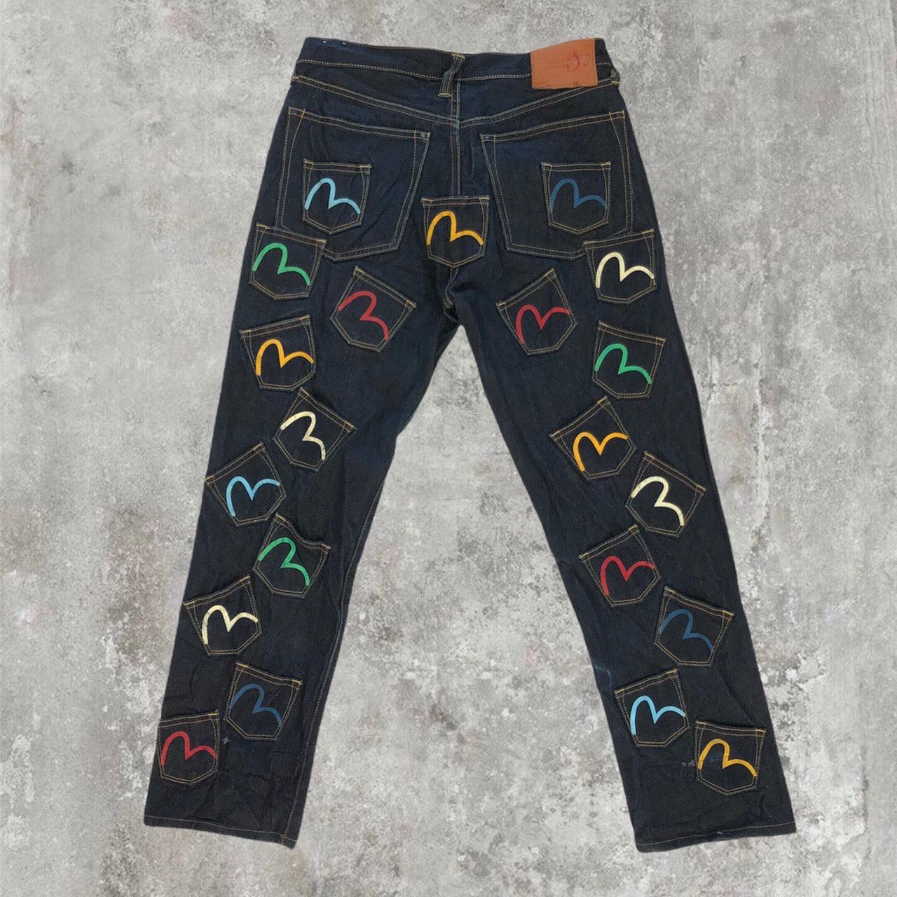 Rare Evisu Multipocket Jeans - Known Source