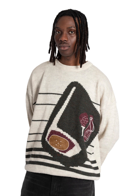 Iceberg Golf Striped Knitted Sweater